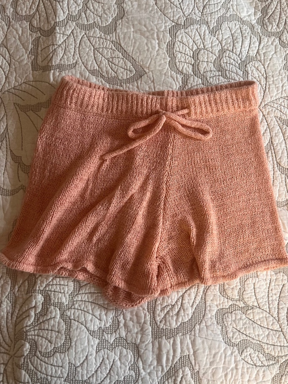 Pink Lily Pink Knit Flowy Cozy Shorts